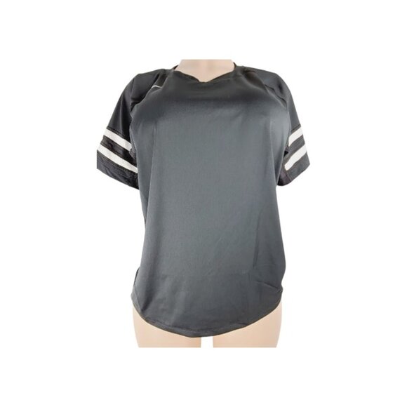 Nike Tops - Nike Women's Black White Short Sleeve Training Performance T-Shirt Size L